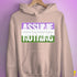 Assume Nothing Genderqueer Pride Flag Hoodie - Light Pink
